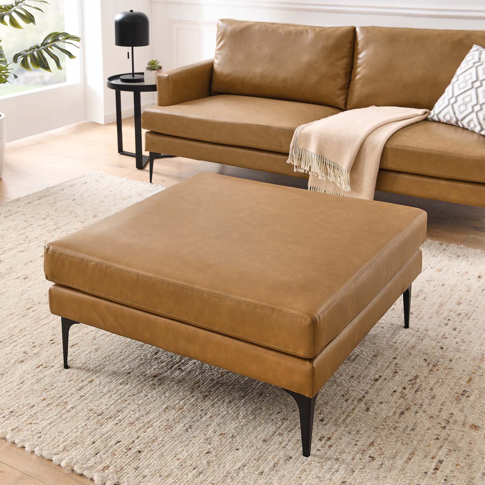  Evermore Vegan Leather Ottoman By Modway - EEI-6051 