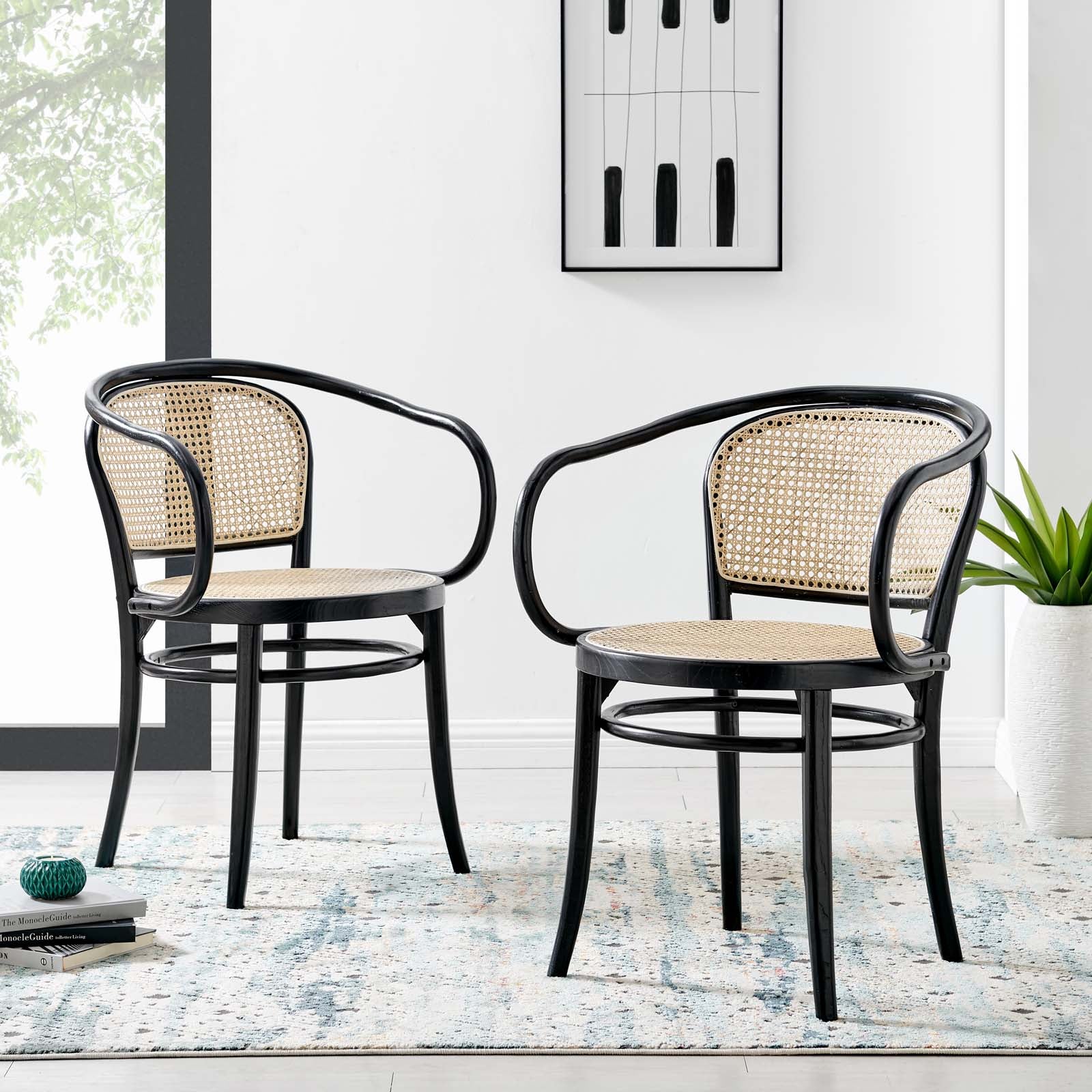  Oliana Wood Dining Armchair Set of 2 By Modway - EEI-6079 