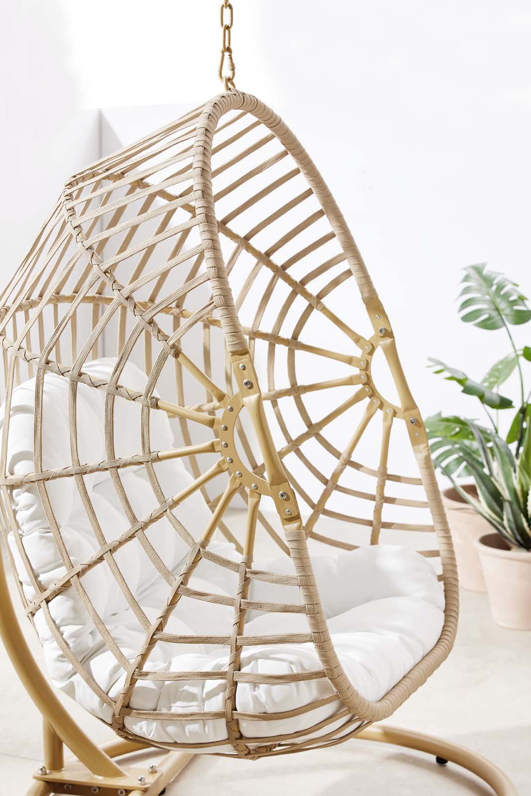  Amalie Wicker Rattan Outdoor Patio Rattan Swing Chair By Modway - EEI-6337 