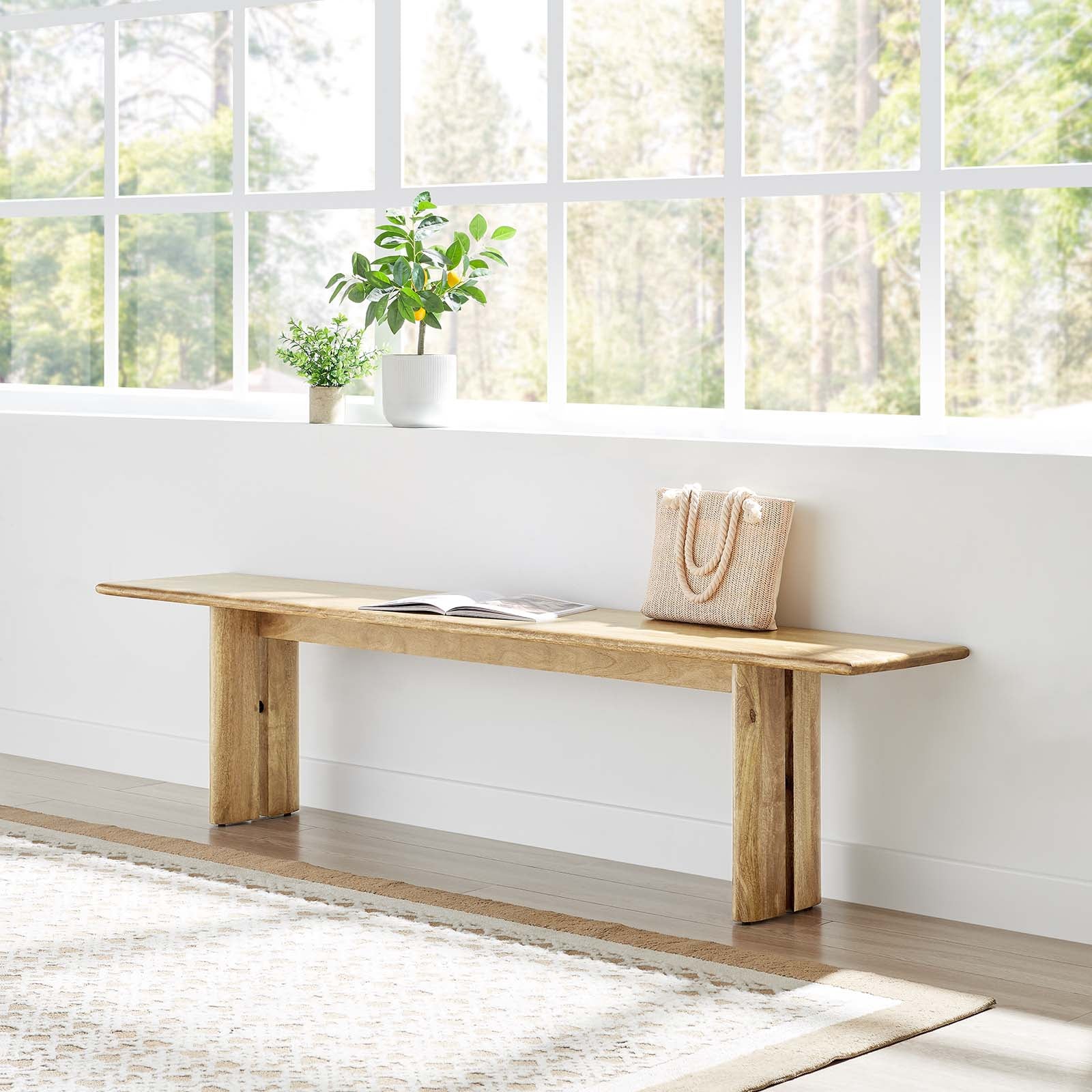  Amistad 72" Wood Bench By Modway - EEI-6345 