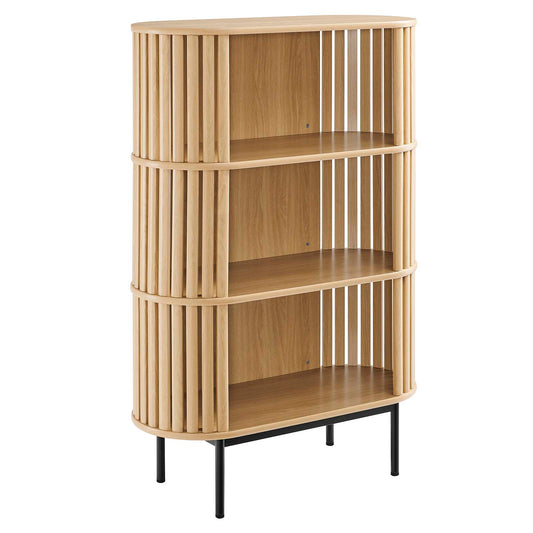 EEI6638OAK by Modway - Tessa Tall Storage Display Cabinet - Oak