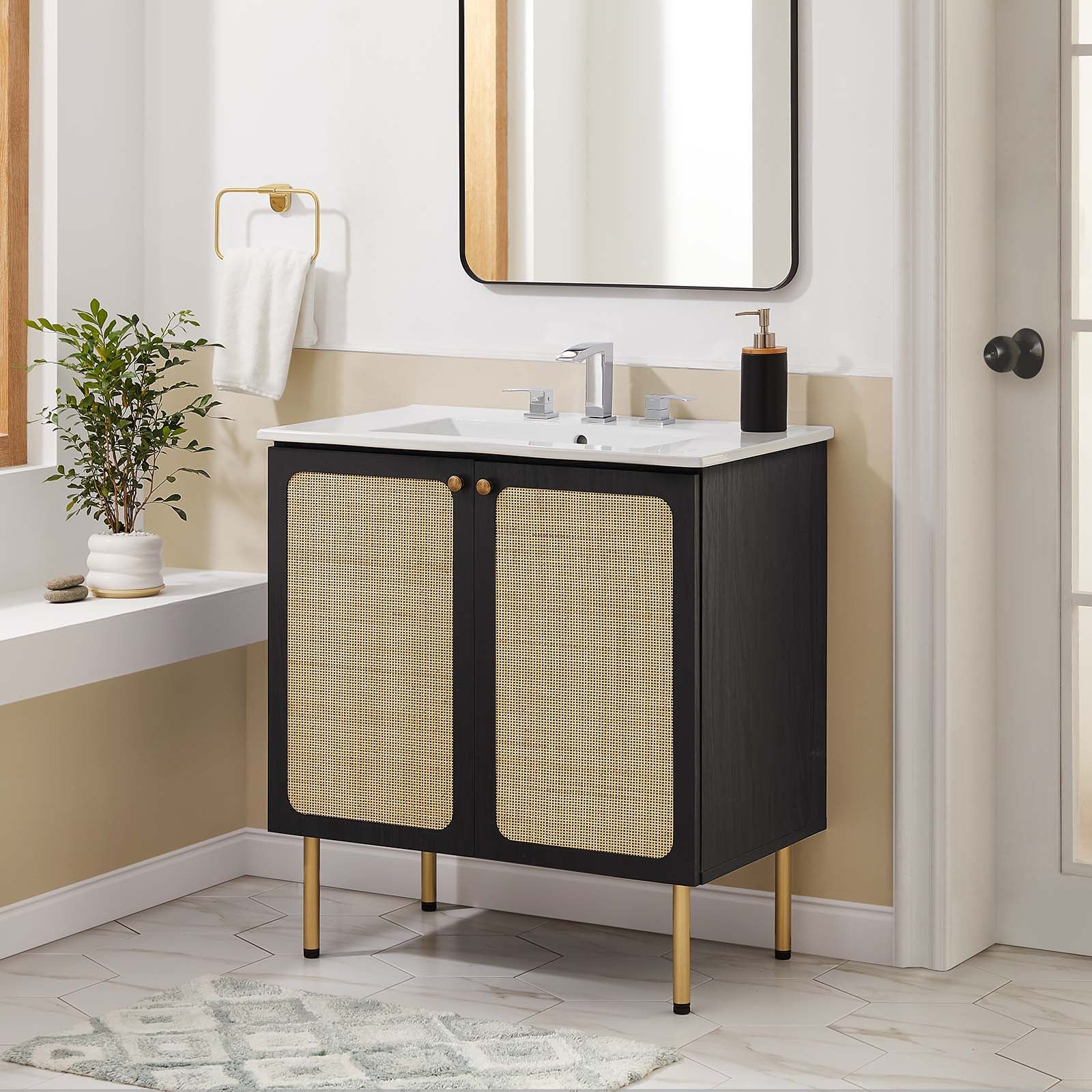  Chaucer 30" Bathroom Vanity Cabinet (Sink Basin Not Included) By Modway - EEI-6602 