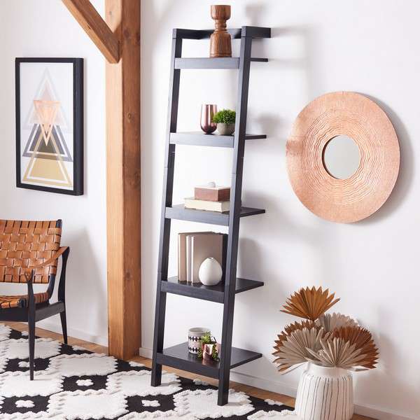  Safavieh Yassi 5 Tier Leaning Etagere - Black 