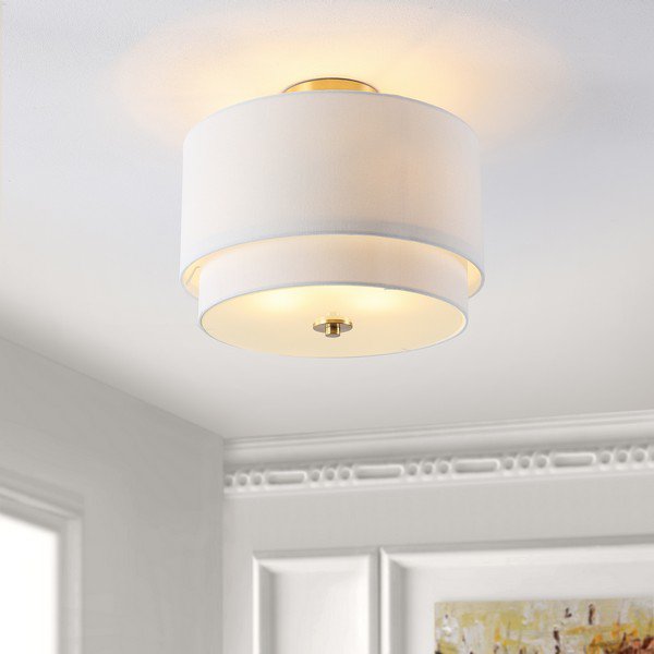  Safavieh Laconia Flush Mount - Gold Base 