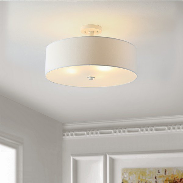  Safavieh Jolana Flush Mount - White 