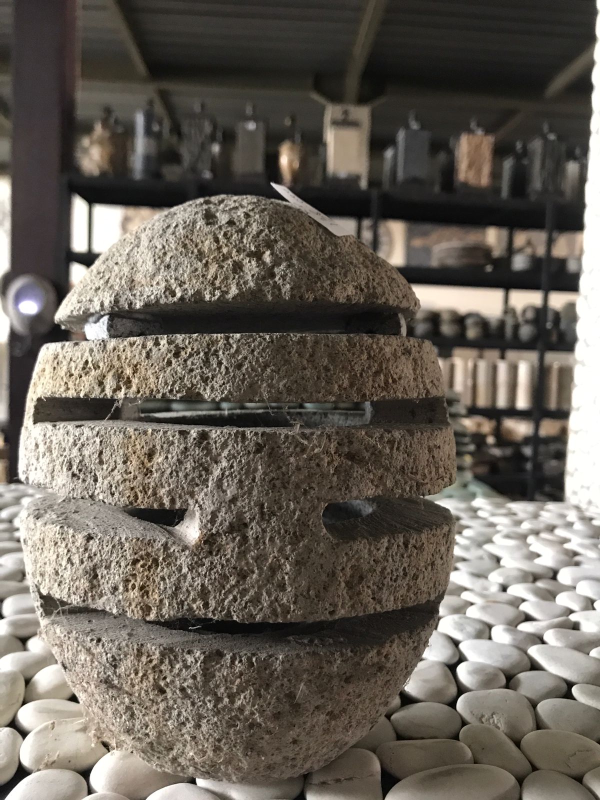  Pagoda Lantern 2 sizes - River Stone 