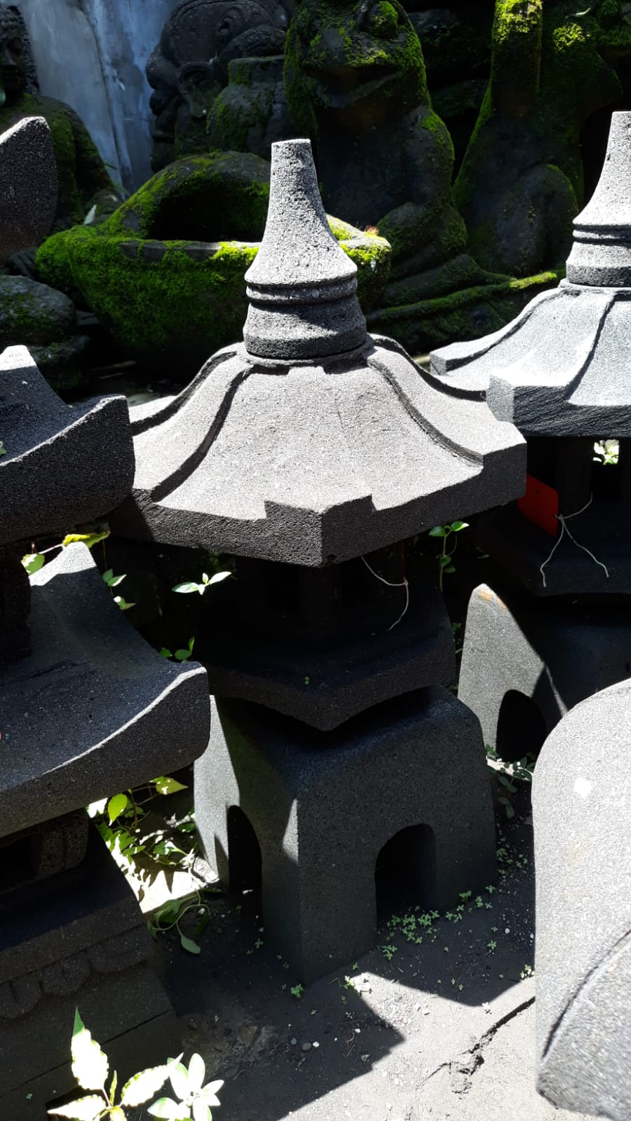  80 cm Tall 31 inch Pagoda Lantern River Stone by Artisan Living 