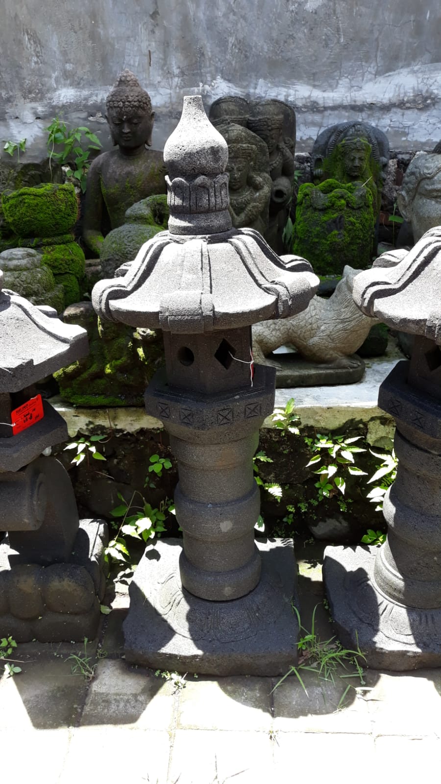  Tall 1.2 Meter 4 Feet Pagoda Lantern River Stone by Artisan Living 