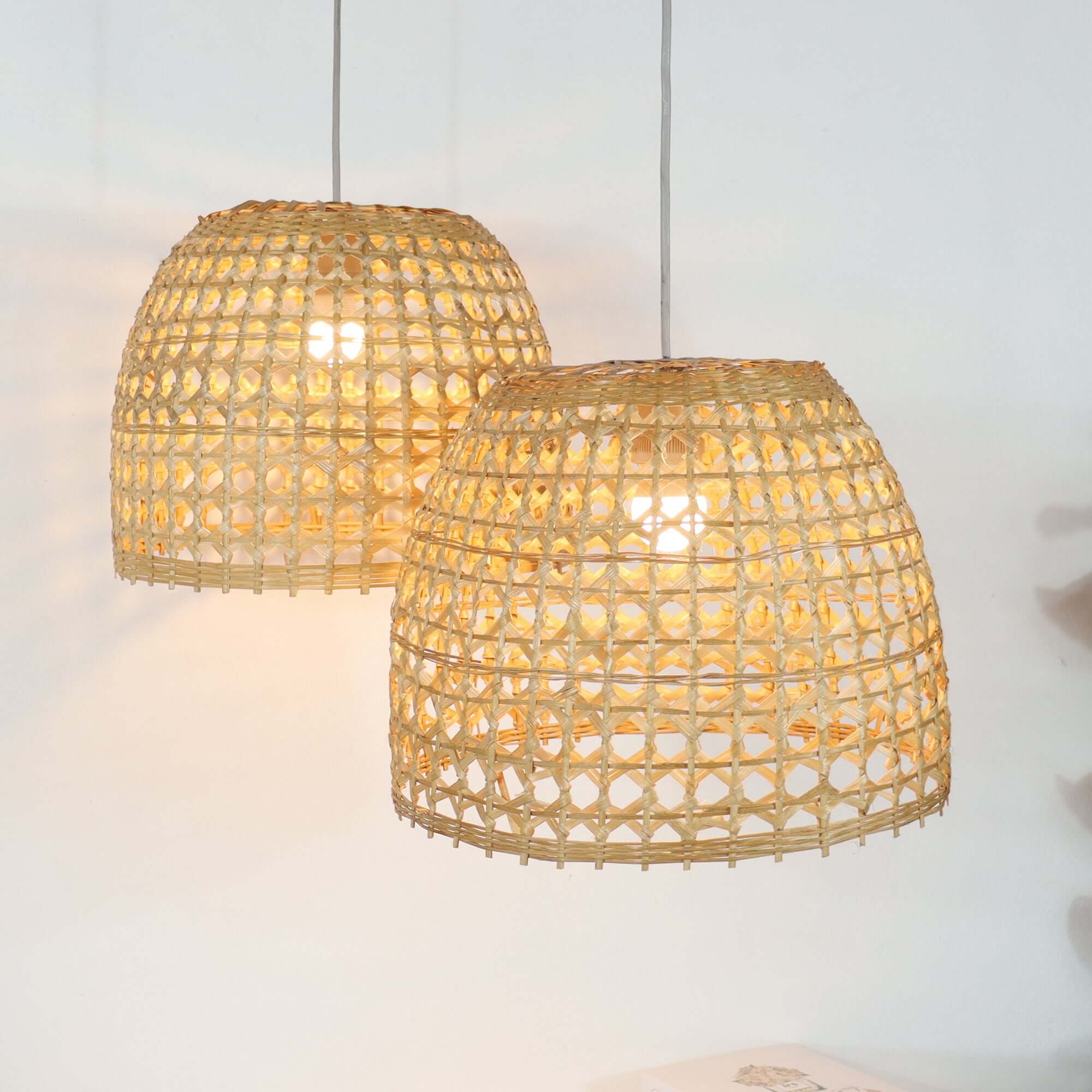  Na Pa - Bamboo Pendant Light Shade By Thaihome 