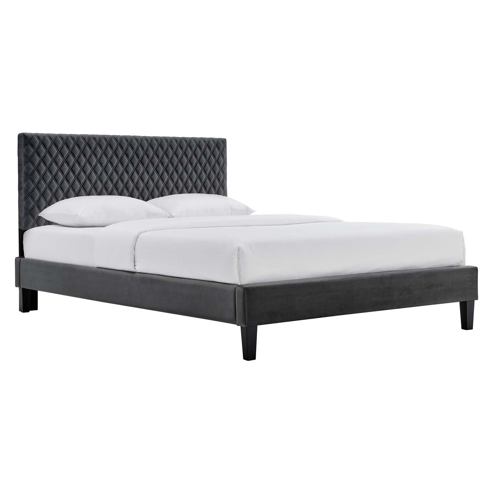  Garcelle Performance Velvet Full Platform Bed By Modway - MOD-7040 