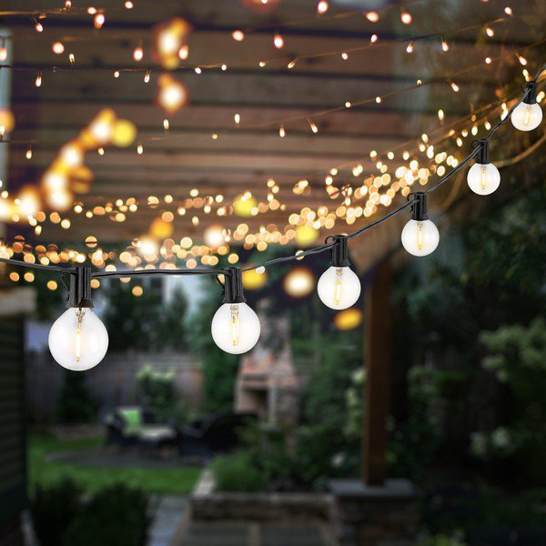  Safavieh Jenica Led Outdoor String Lights - Black 