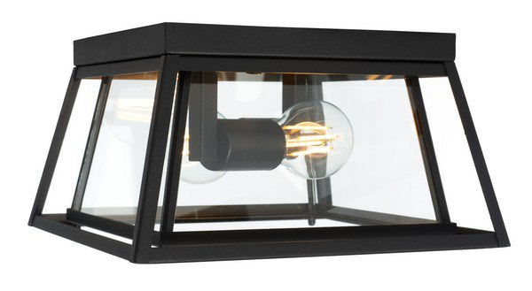  Safavieh Rydler Outdoor Flush Mount - Black 