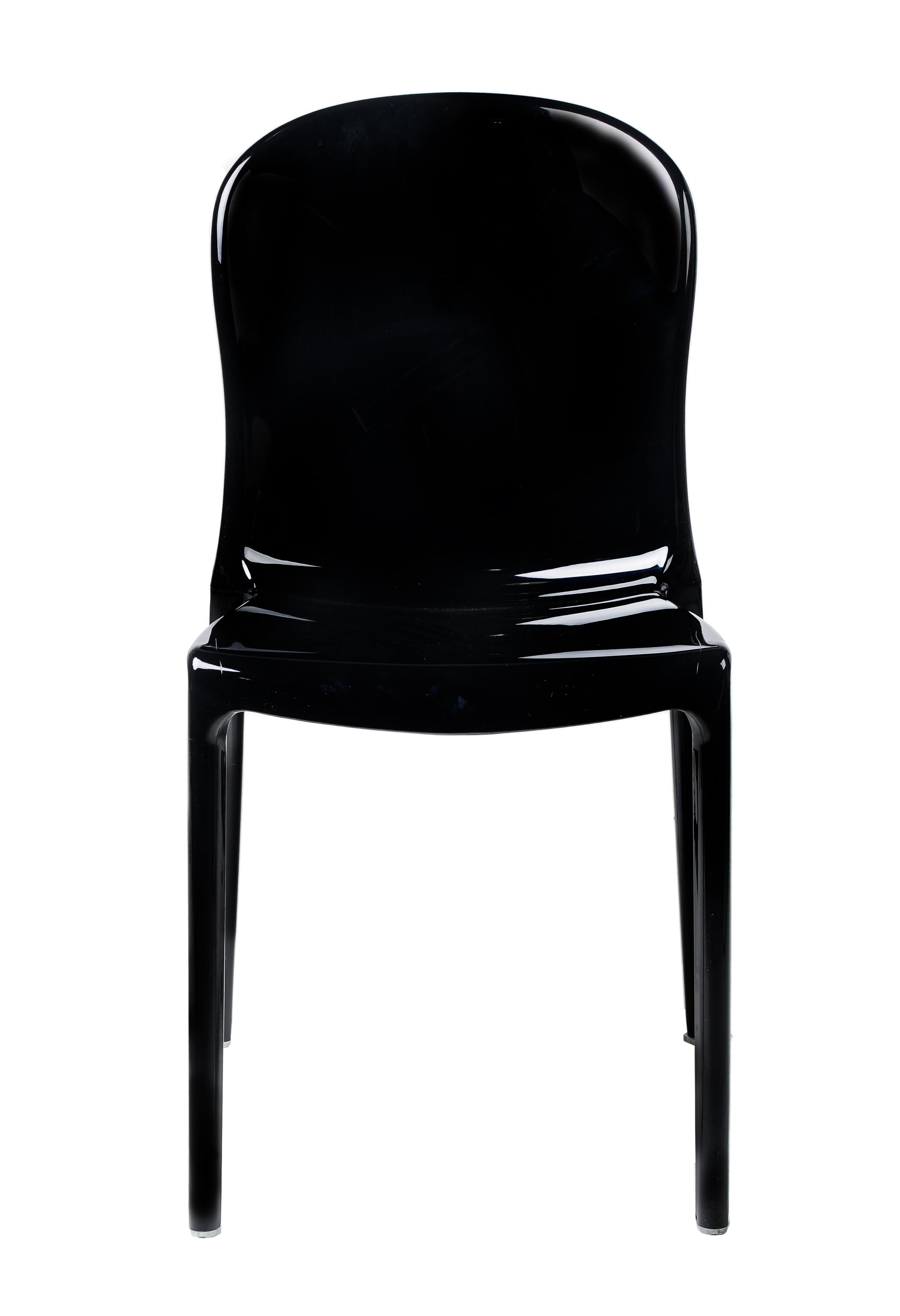  Set Of 4 Commerical Seating Products Rpc Bk Black Genoa Chairs By CSP 