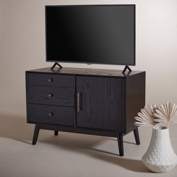  Safavieh Elissa Mid-Century Sm Media - Black 