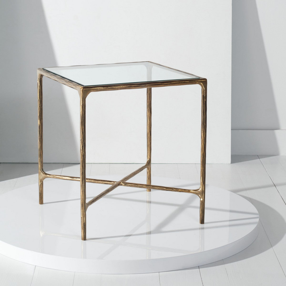  Safavieh Jessa Metal Square End Table 