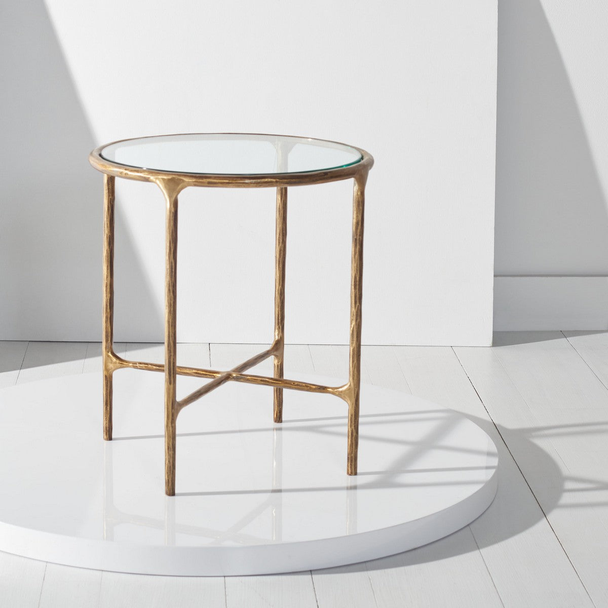  Safavieh Jessa Metal Round End Table 