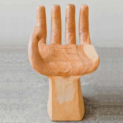 buddha chair hand shaped