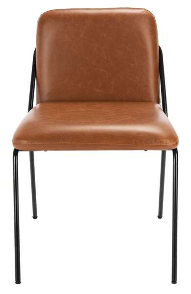  Safavieh Taddeo Side Chair Set Of 2 - Light Brown Pu 