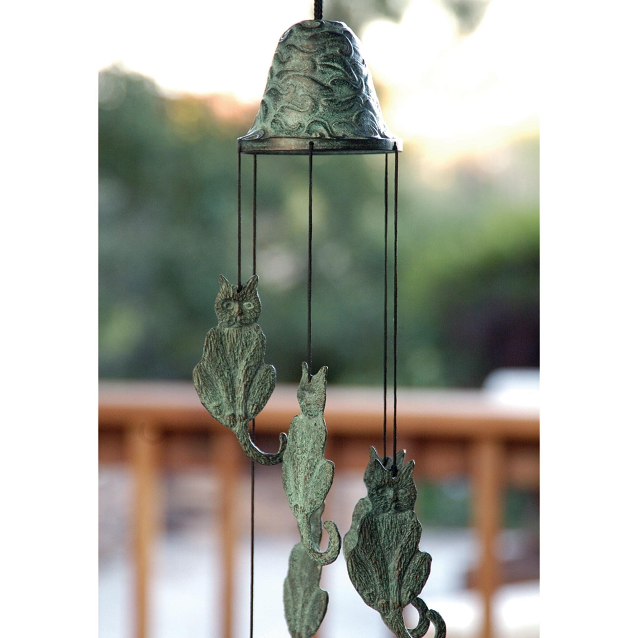 Cat Wind Chime By SPI Home