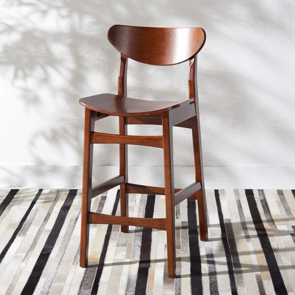  Safavieh Thaxton Counter Stool - Walnut 