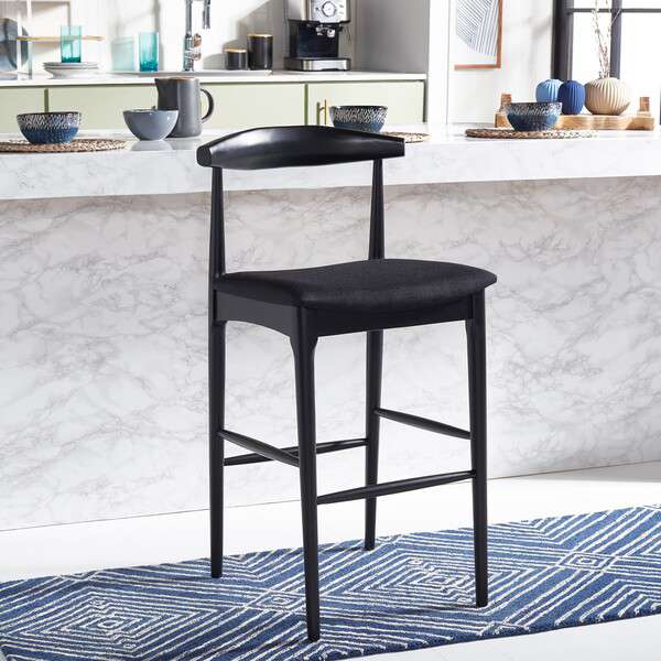  Safavieh Lionel Retro Bar Stool - Black 