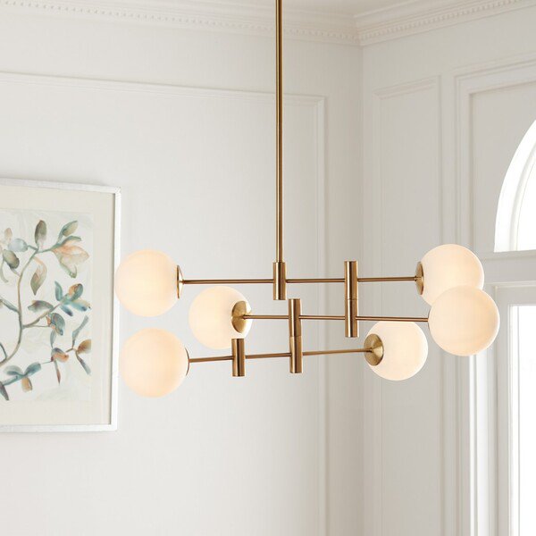  Safavieh Gideon Chandelier - Antique Gold 