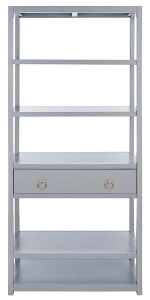  Safavieh Johni 1 Drawer 5 Shelf Etagere - Gray 