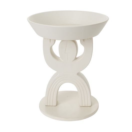  Hebo White Ceramic Plant Stand By Accent Decor 