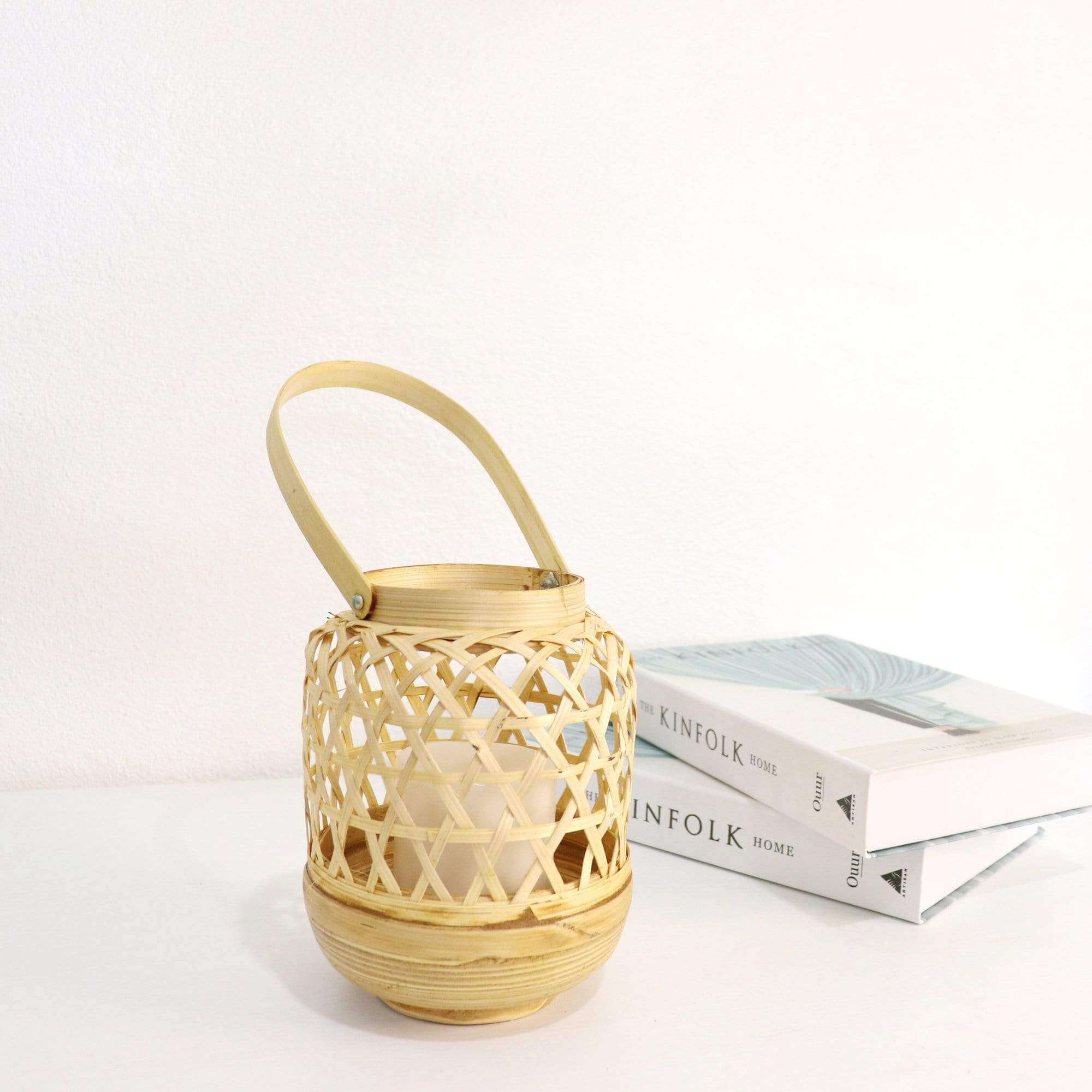  Kem Ma Nut - Bamboo Lantern (15-18 Cm) By Thaihome 