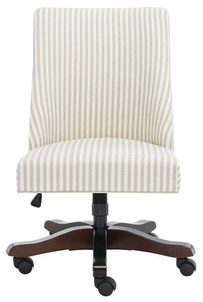  Safavieh Scarlet Desk Chair - Beige Stripe 