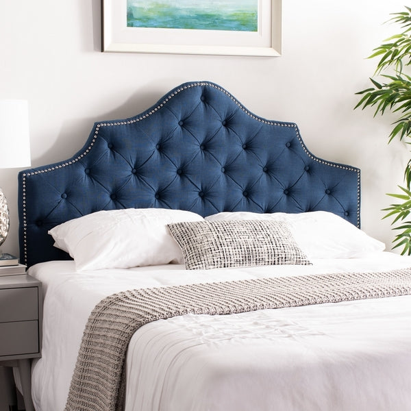  Safavieh Arebelle Queen Headboard Queen Size - Steel Blue 