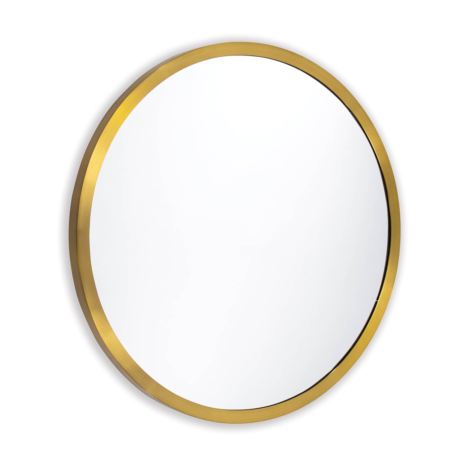  Doris Round Mirror Natural Brass By Regina Andrew 