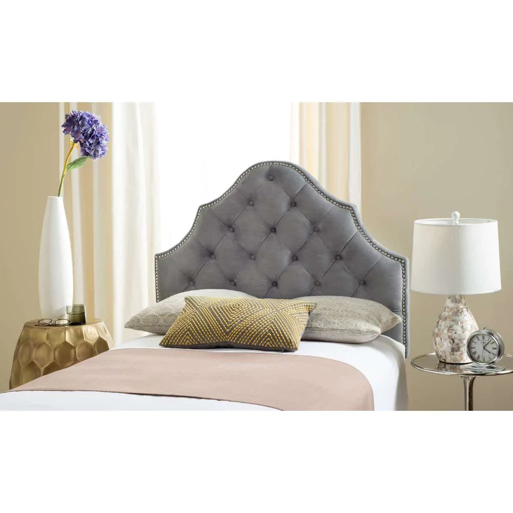  Safavieh Arebelle Twin Headboard Twin Size - Pewter 