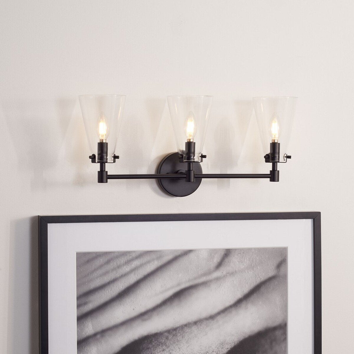  Safavieh Lonsen Vanity Sconce - Matte Black 