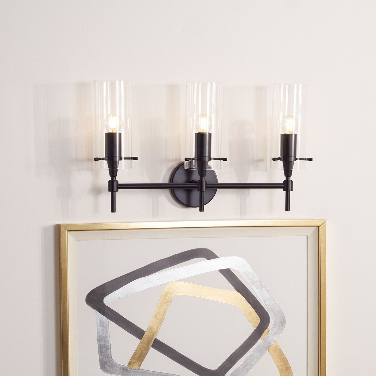  Safavieh Norala Vanity Sconce - Matte Black 