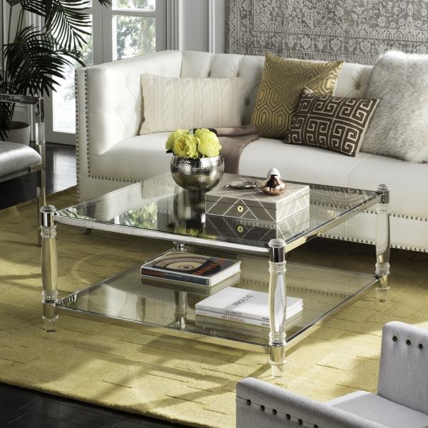  Safavieh Isabelle Coffee Table - Silver 