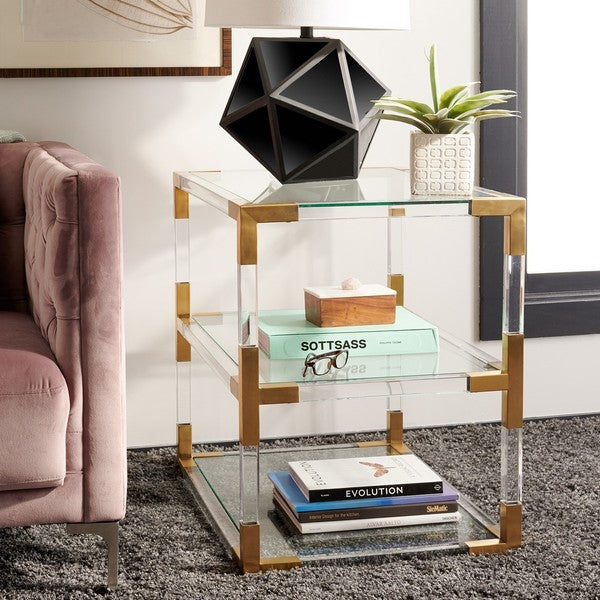  Safavieh Louisa End Table - Clear 