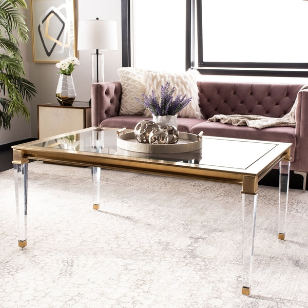  Safavieh Charleston Coffee Table - Gold 