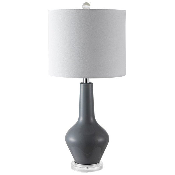 Safavieh Velor Table Lamp Set Of 2 - Smoked Grey Glass | Table Lamps | Modishstore - 2