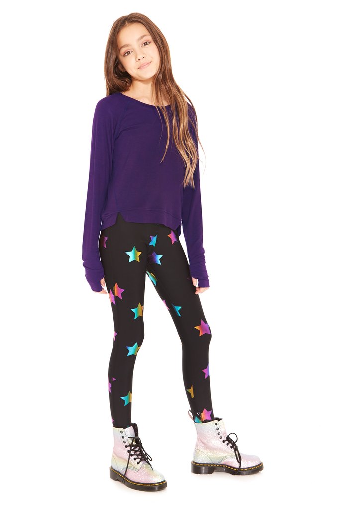 girls rainbow leggings