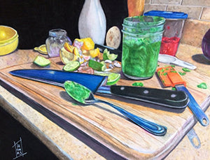 Fin D'été - Colored Pencil Artwork by Nancy Thomas