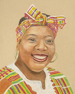 Celebrating Heritage - Colored Pencil Artwork by Carolyn Langley