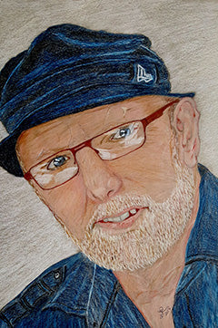 Self Portrait - Colored Pencil Artwork by Richard Tonge