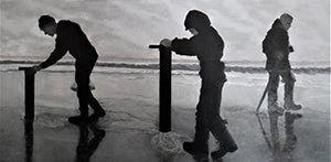 Clamming at Kalaloch by Joyce Norfolk