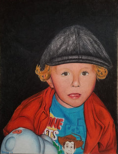 A Boy in an Orange Jacket by Yana Gifford