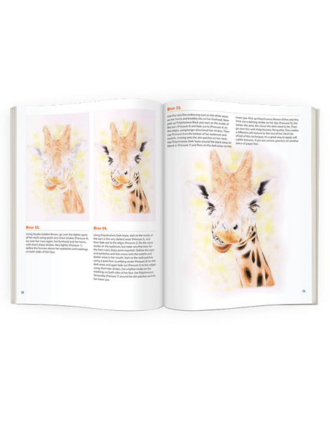 Ginny the Giraffe Portrait In-Depth Colored Pencil Project Kit |  