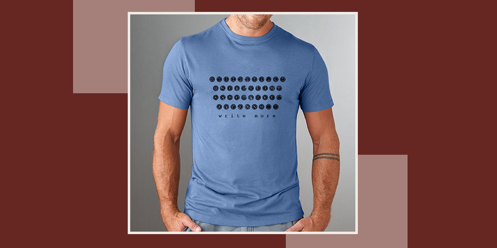 typewriter t-shirt for men