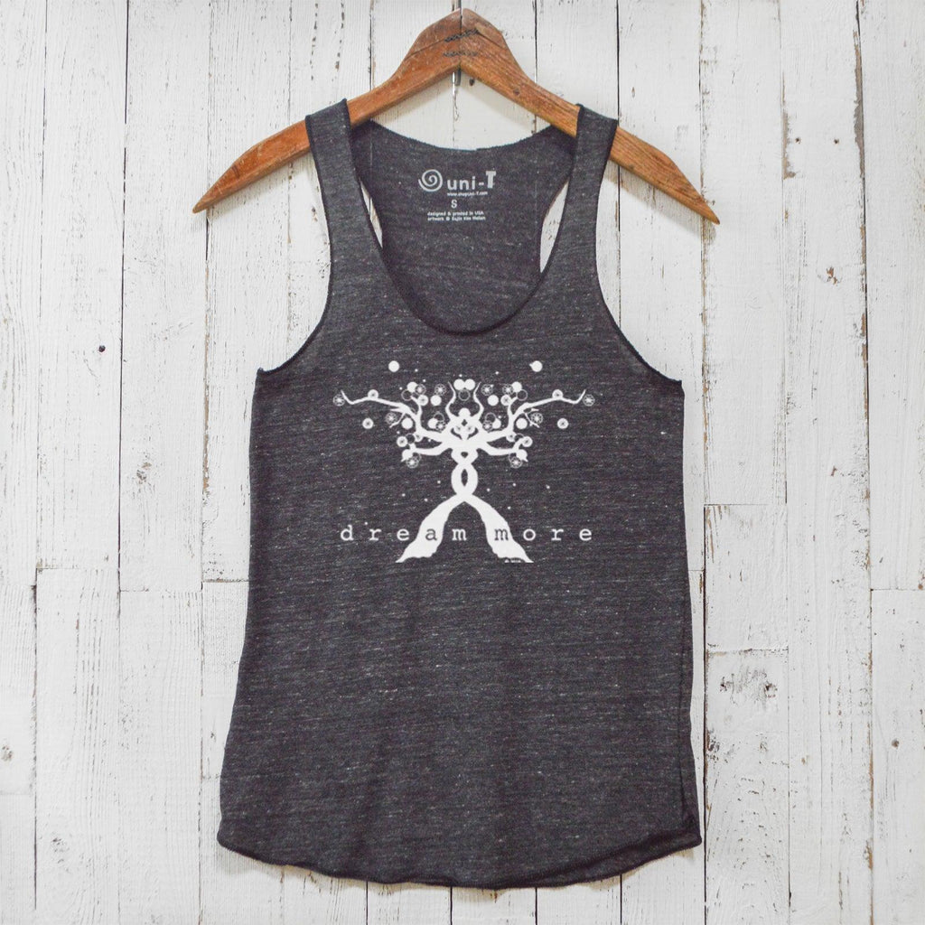 graphic racerback tank tops