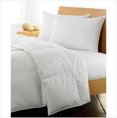 At Home Lofted Cotton Fill Queen Down Alternative Comforter New