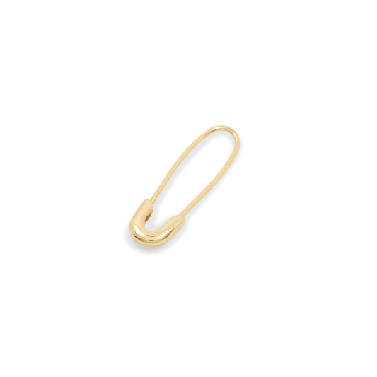 Safety Pin and Lock Chain Necklace gold – ADORNIA